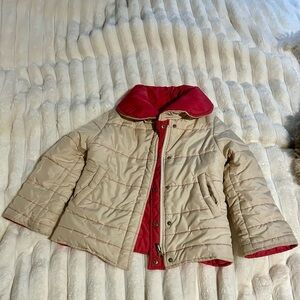 Kenzo Beige and Red Kids Jean Jacket